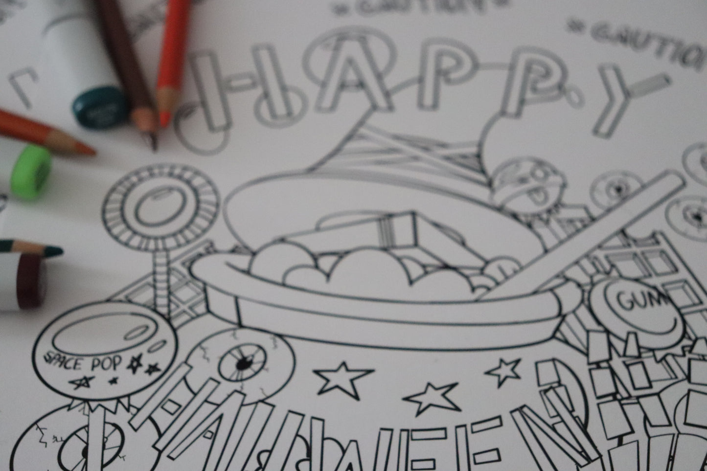 A Spooky Fall Coloring Pack