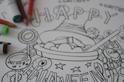 A Spooky Fall Coloring Pack