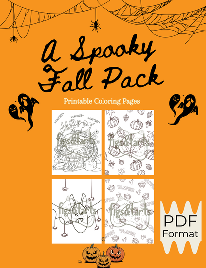 A Spooky Fall Coloring Pack